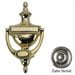 thumbnail image 2 of BRASS Accents A06-K0170-619 Rope Door Knocker 8 in. Satin Nickel, 2 of 2