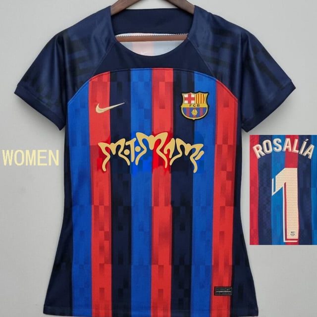 Camiseta De Fútbol 22/23 Barcelona Mujer Rosalía Casa Edición Limitada