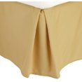 thumbnail image 1 of Clara Clark Solid Bed Skirt Dust Ruffle Full Size, Camel Gold, 1 of 1