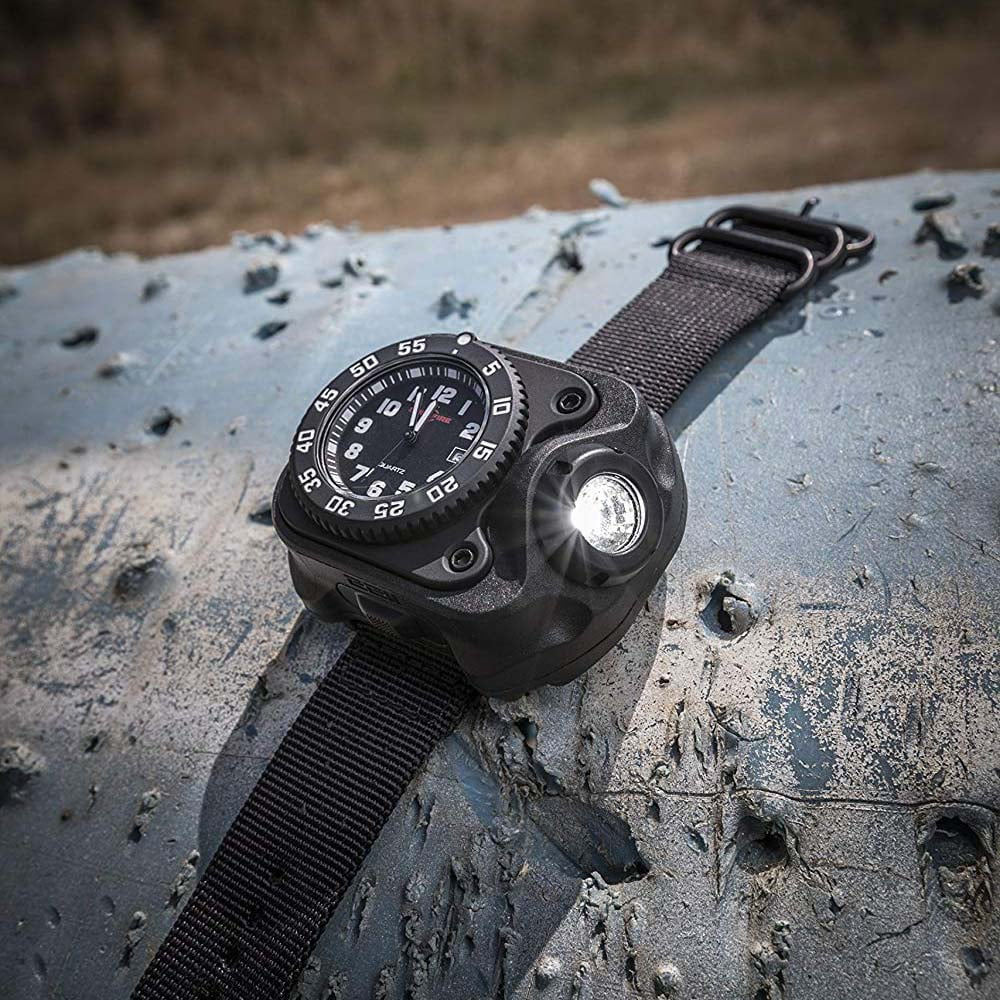 SureFire 2211 Durable Rechargeable Variable Output LED WristLight with Watch Walmart