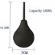 thumbnail image 2 of Enema Bulb Douche for Men & Women, Reusable Cleaning Silicone Slim Nozzle Douche, Safe Comfortable Rubber, 2 of 4
