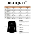 thumbnail image 3 of XCHQRTI Plaid Pocket Shirt for Women Lapel Button Down Blouse Casual Long Sleeve Tops, 3 of 6