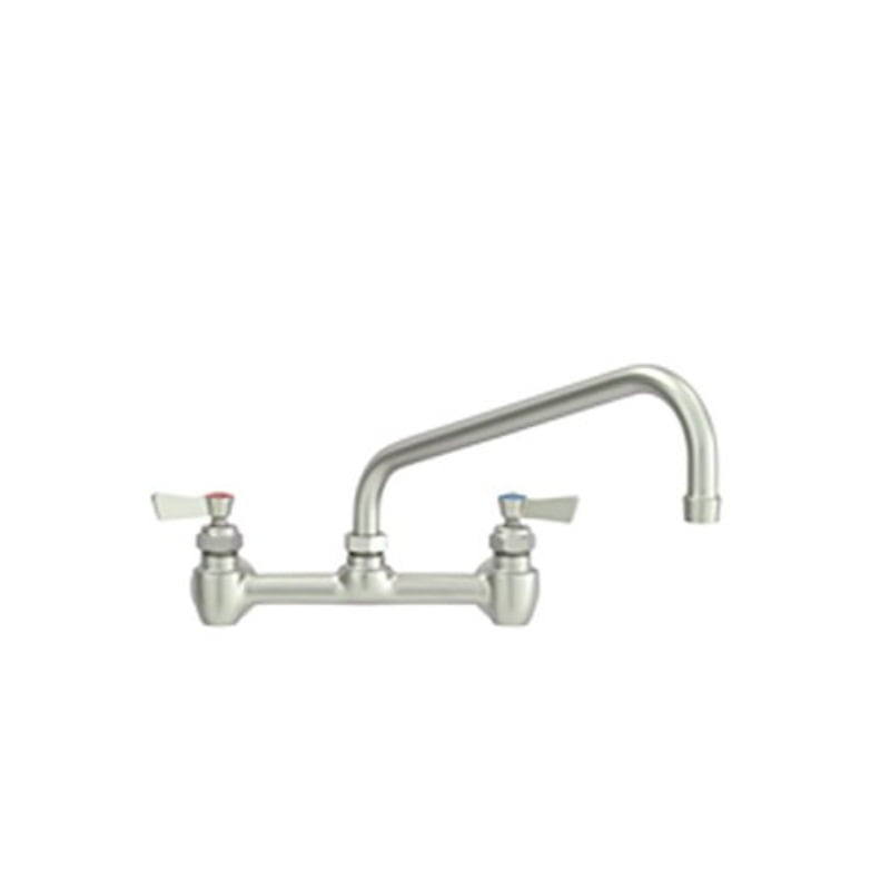 Fisher 64742 Backsplash Mount Faucet with Swing Spout, and EZ Install