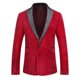 thumbnail image 1 of Abrigo de traje de ante cosido Traje versátil de otoño e invierno de un solo pecho para hombre Pompotops oipoqjl22037, 1 of 8