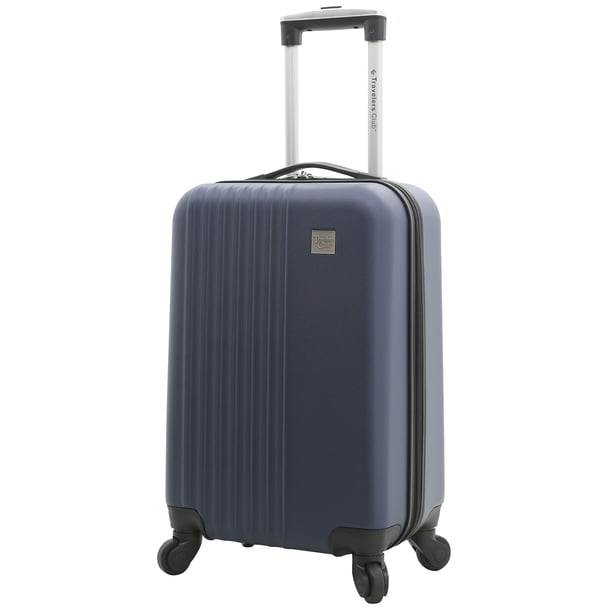 Travelers Club 20-Inch Hard Side Spinner Rolling Carry-on - Blue