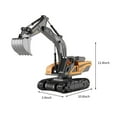 thumbnail image 3 of Remote Control Excavator Toy  Channel RC Construction Vehicles Hydraulic Haulers Digger Toys Gift, 3 of 7