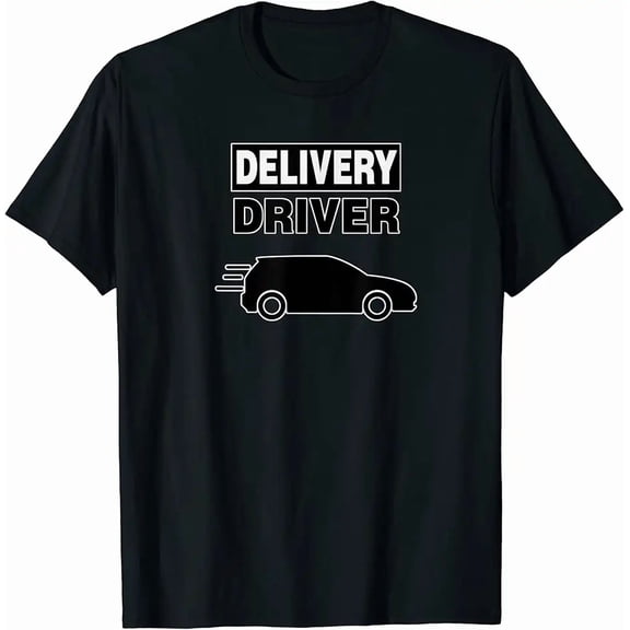 Men's Graphic Delivery Driver Job Courier T-Shirt