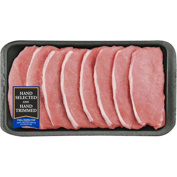 Pork Center Cut Loin Chops Thin Boneless, 1.0 - 2.2 lb Tray