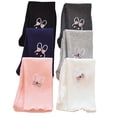 thumbnail image 2 of LYMAYTER 1-9Y ‌Girls Soft Cotton Leggings Toddler Full Length Pants Kids Elastic Fit Breathable Tights, 2 of 8