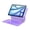 Purple, variant on everylikit Keyboard Case for iPad Air 11-inch (M3 2025 / M2 2024) & iPad Pro 11 inch(1st/2nd/3rd/4th Generation),Magic Magnetic Backlit,Sky Blue