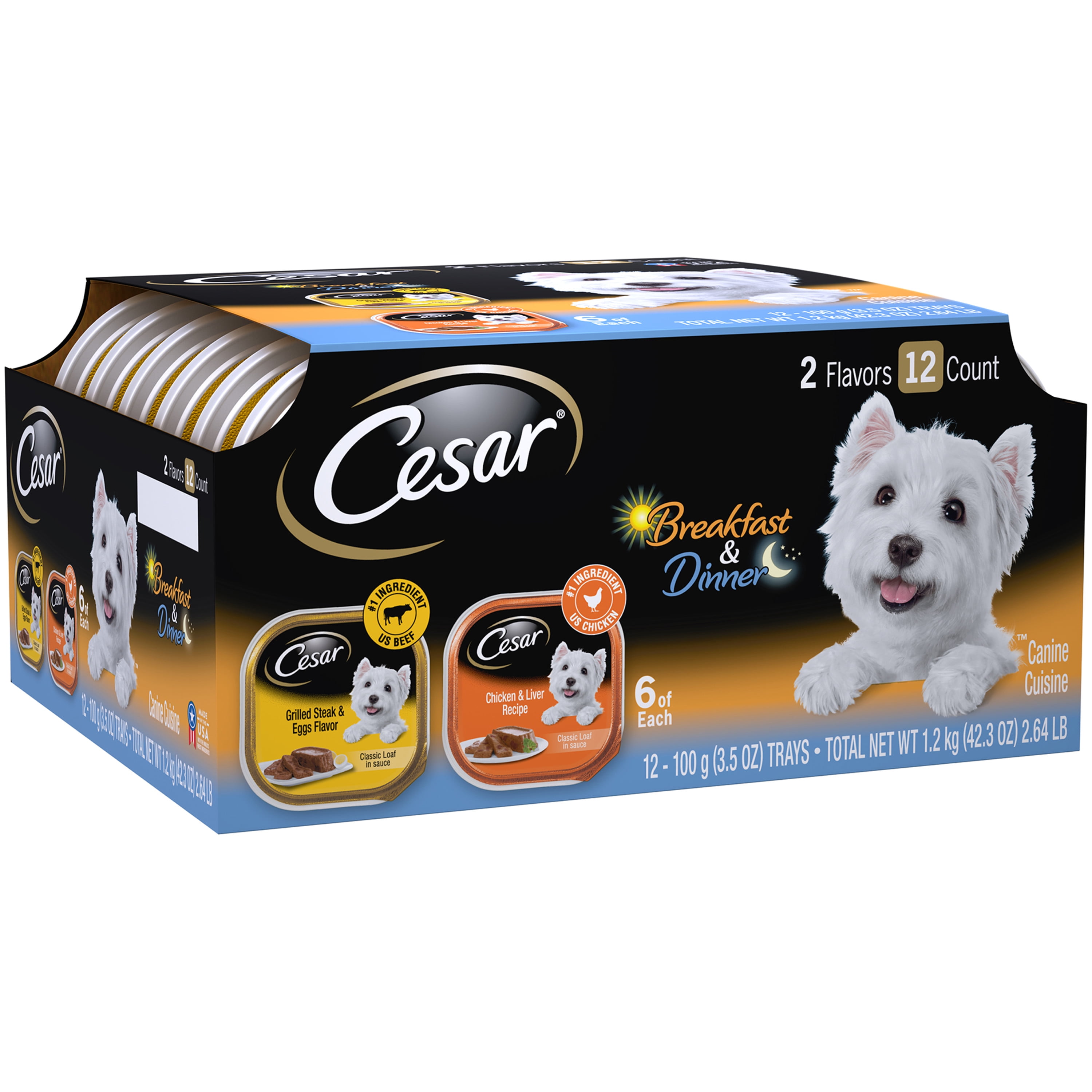 cesar dog food 36 pack