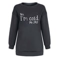 thumbnail image 4 of Ichuanyi liquidación letra femenina moda suelta redonda de cuello redonda suéter deportivo top ICHUANYI WER202308211104, 4 of 4