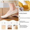 thumbnail image 5 of 5 pairs No Show Socks for Womens Size 6-9, Ultra Low Cut Liner Silk Breathable Socks Ice Feeling socks, Nonslip Liner Invisible Hidden Thin Socks, 5 of 6