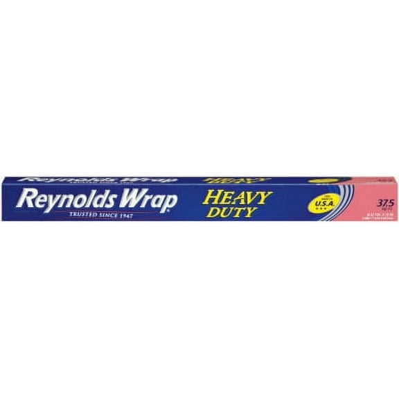 Reynolds Wrap 18" x 25' Heavy Duty Aluminum Foil 37 5 SQ FT, Each