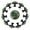 Multicolored 01, variant on 12 Pcs Cabinet Knobs Green Tropical Forest Botanical Background, Round Crystal Glass Drawer Dresser Wardrobe Handles Pulls Door Cupboard Hardware Knob with Screws for Home Kitchen