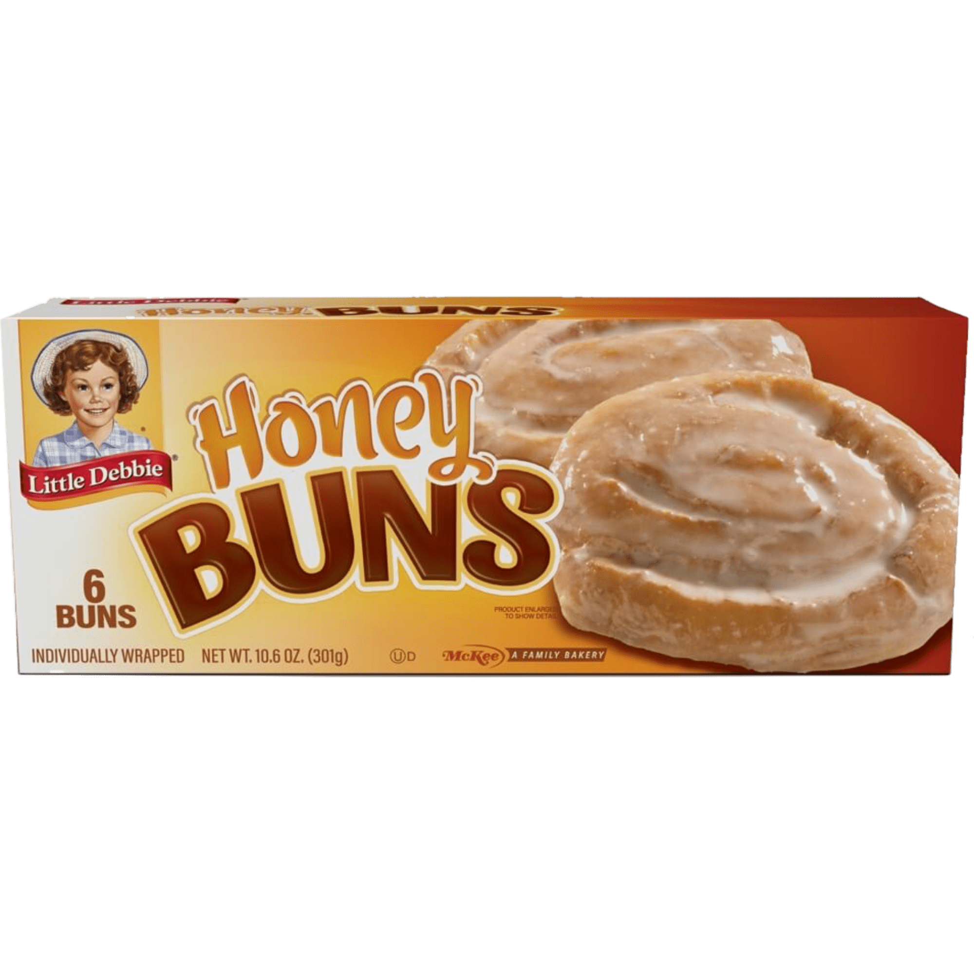 Little Debbie Honey Buns, 16 Boxes, Full Case