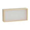 thumbnail image 5 of deevoka Wooden Shadow Box Frame with Light Deep Showcase for Photos Keepsakes Awards 26cmx6cmx13cm, 5 of 9