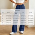 thumbnail image 4 of VBVC Women's Wide Leg Jeans with Pockets , Elastic Waist Pull On Denim Pants For Women, XS-XL, 4 of 7