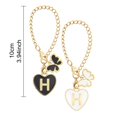 thumbnail image 2 of Accessoires de Lettres Réglables 2 Pcs Breloques Papillon pour Gobelet Nom Id Poignée Breloques Forme de Cœur Identification Accessoires Tasse Thé au Lait, 2 of 8