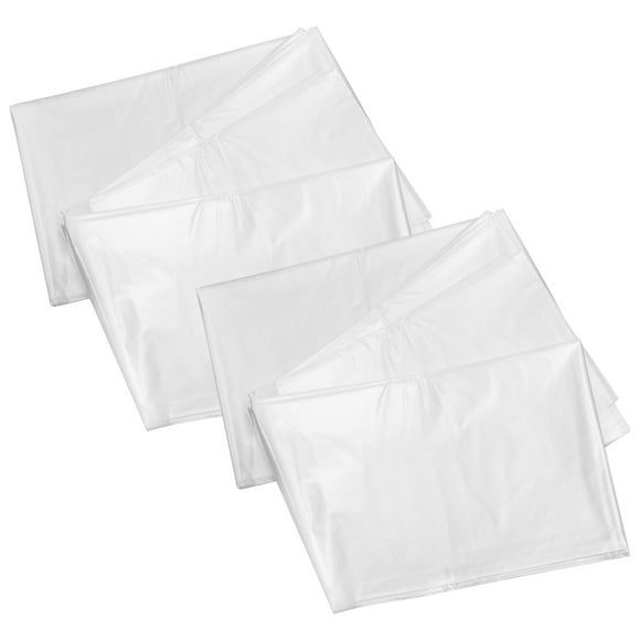 2 piezas Bolsa de colchón transparente Bolsa de empacador de colchones de empacación Bolsa de almacenamiento de soporte de colchón de suciedad