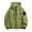 Green, variant on Quinlirra Mens Jackets Fall Men's Fashion Casual Outdoor Work Bag Long Sleeve Hooded Casual Coat/jacket Jacket