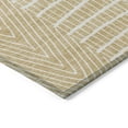 thumbnail image 4 of Addison Rugs Chantille Indoor/Outdoor Transitional Geometric Gold Washable Round Rug, 8' x 8', 4 of 6