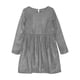 thumbnail image 5 of Vestido de fiesta plisado brillante de manga larga para niños, 5 of 9