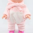 thumbnail image 4 of Conjunto de Mono de felpa Zulema 2 piezas rosa Ropa de muñecas, 4 of 8