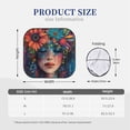 thumbnail image 3 of Hirioo Bohemian Colorful Flower Woman for 2PCS Windshield Sun Shade Foldable | Front Windshield Shade for Sun, Heat and UV Rays-Large, 3 of 6