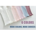 thumbnail image 6 of Baby Girls Boys Knee High Socks Newborn Infants Toddlers Cotton Stockings with Ruffle 6 Pairs, 6 of 8