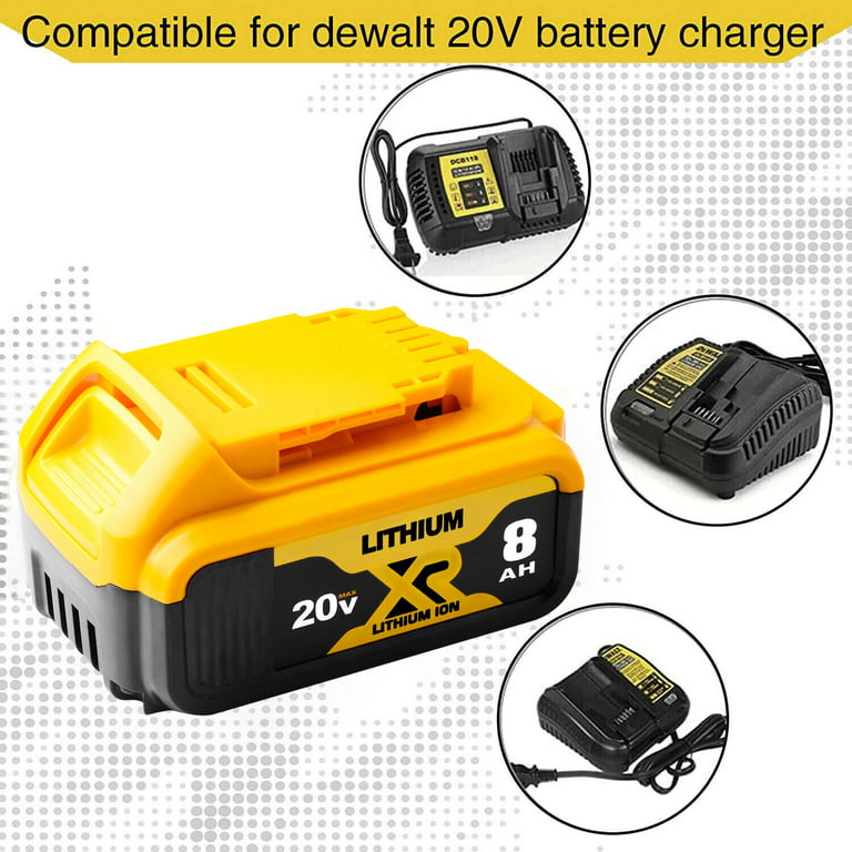 8.0Ah 20-Volt LB2X4020 Battery FOR Black & Decker 20V MAX Lithium