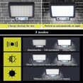 thumbnail image 5 of LáMpara De Pared Solar LED Con 3 Modos, Resistente Al Agua, Con Sensor De Movimiento, Para JardíN, Calle, Garaje, Seguridad, Luz De Pared, 5 of 5