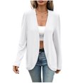 thumbnail image 2 of FAHUOMU Women Lightweight Cardigan Long Sleeve Open Front Loose Fit Tops Curved Hem Casual Fall Outwear, 2 of 10