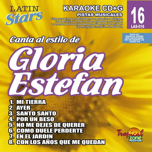 Karaoke Latin Stars 016 Gloria Estefan