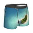 thumbnail image 3 of Balery Paradise Island In The Form Of Heart Men's Boxer Briefs, Soft and Breathable Cotton Underwear with nylon Waistband-Large, 3 of 9