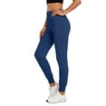 thumbnail image 2 of Yourumao Yoga Joggers for Women Cinch Bottom High Waist Pants Solid Tummy Control Trousers Stretch Summer Jogging Pants with Pocket, 2 of 7