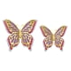 thumbnail image 2 of Calcomanías adhesiv mariposa, 2 uds papel tapiz removible capa decoración de pared de mariposa para jardín, habitación de , púrpura Violeta Colco Pegatinas de pared, 2 of 8