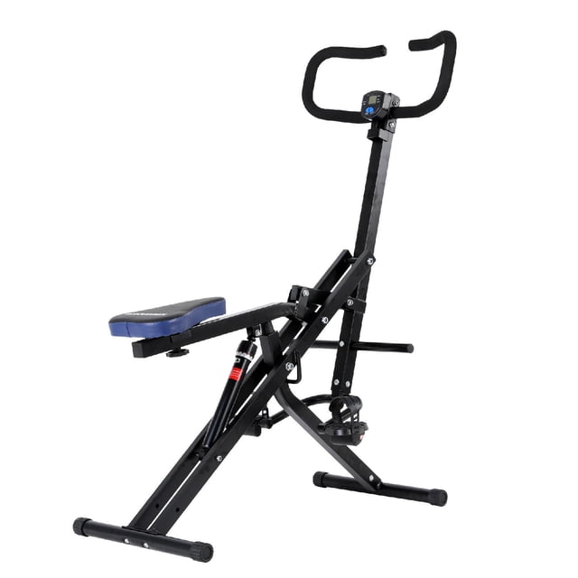 Ejercitador Vertical KINGSPORTS Asiento ajustable Plegable con pantalla de Entrenamiento de resistencia