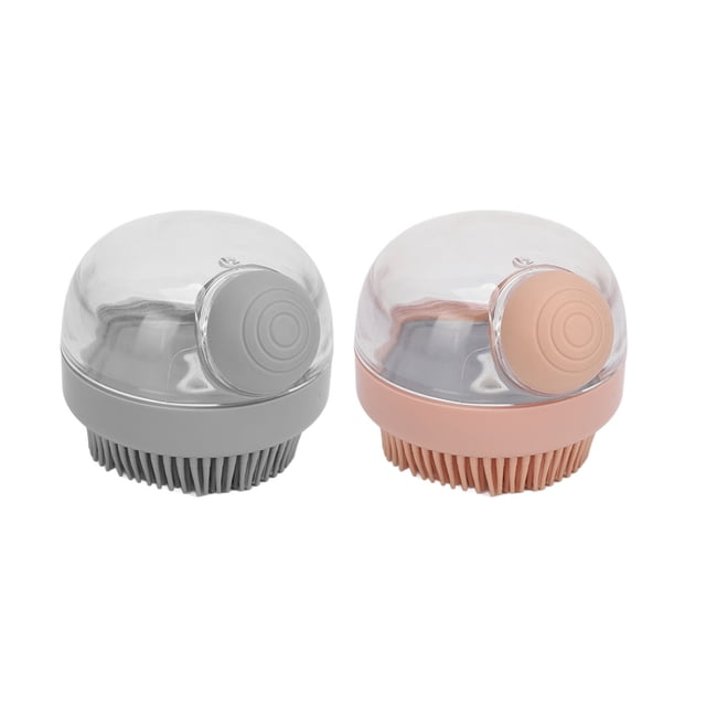 El Depurador De La Ducha Del Silicón, Cepillo Del Cuerpo Del Silicón Presiona Hacia Fuera La Piel 2pcs Amigables Para El Uso Diario