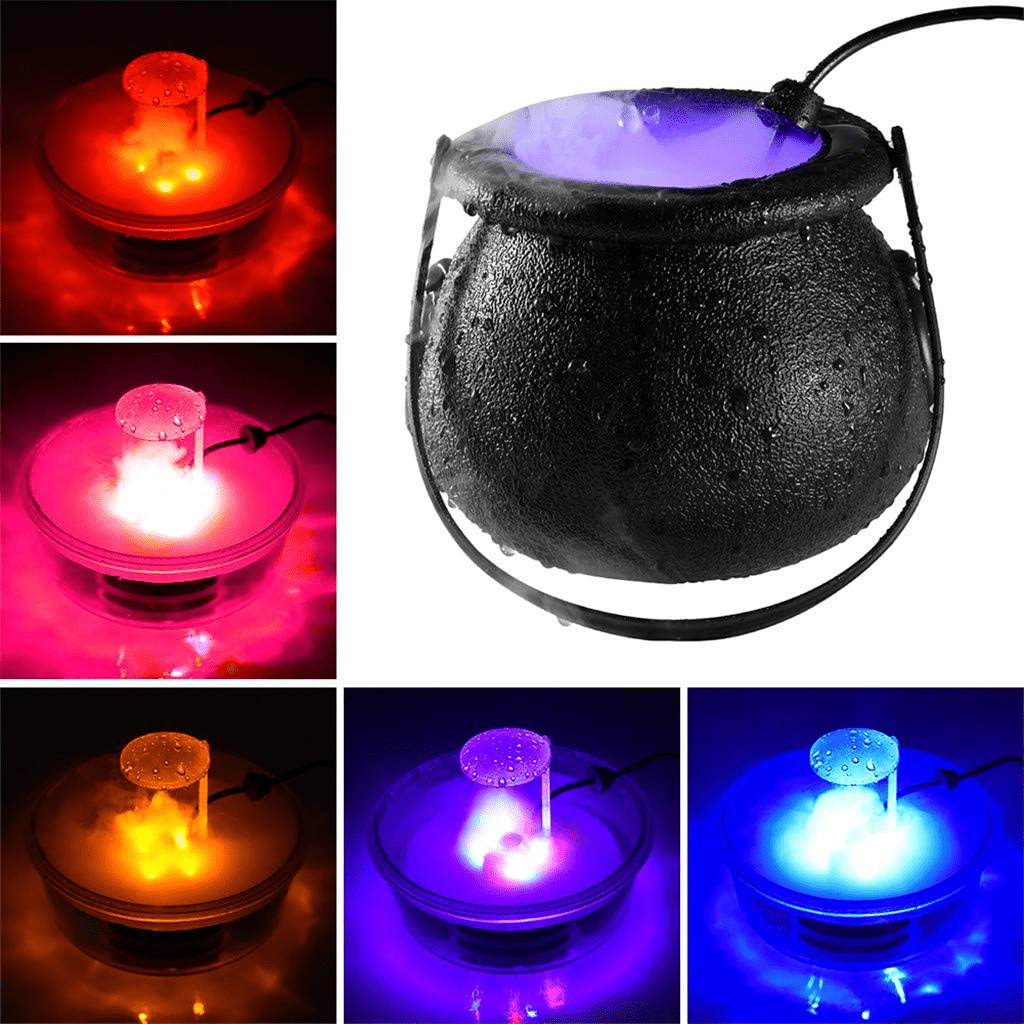 24v Super Ultrasonic Mist Maker Fogger Halloween Smoke Machine Water Fountain Pond Fog Machine Atomizer Air Humidifier With 12 Led Light Color Change Walmart Com Walmart Com