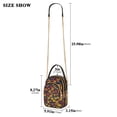 thumbnail image 2 of FORMRS Crossbody Bag for Women Quilted Travel Shoulder Cell Phone Purse with Chain Strap Handbag, Yellow Floral, 2 of 7