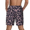 thumbnail image 4 of Daiia Flower Mens Swim Trunks Swim Shorts Quick Dry Swim Shorts with Mesh Lining Pockets-Medium, 4 of 9