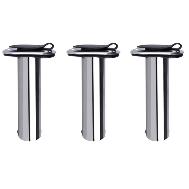 3X Soporte de Caña de Pescar de 90 Grados, Soporte de Caña de Pescar de Montaje Integrado de Acero Inoxidable para Accesorios de Barcos Marinos