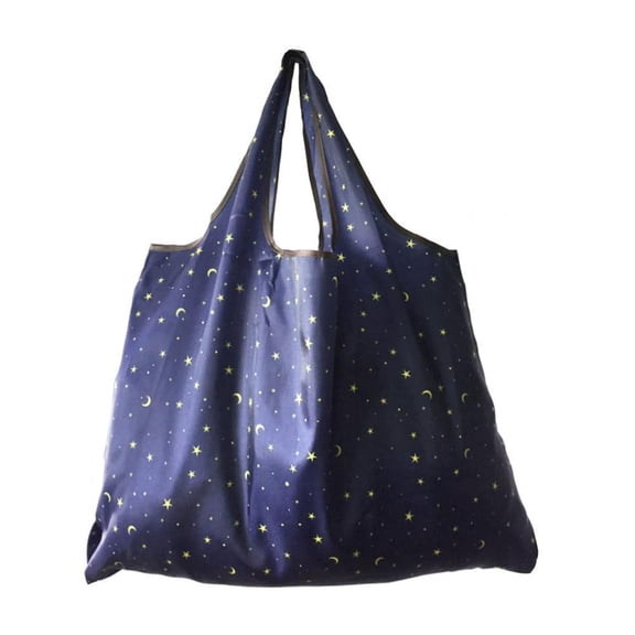 Large Capacity Reusable Shopping Bag Eco-Friendly Oxford Cloth Foldable Tote for Groceries Beach Travel