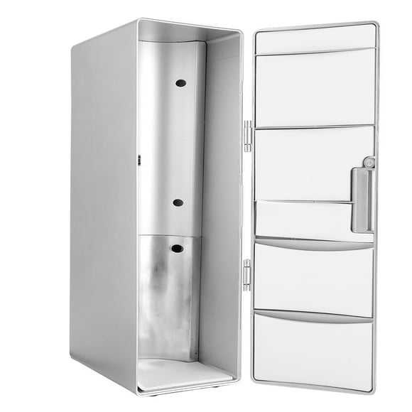 Khall USB Refrigerator Mini Fridge Freezer, Small Fridge Freezer, Car Or Office Boat For Home