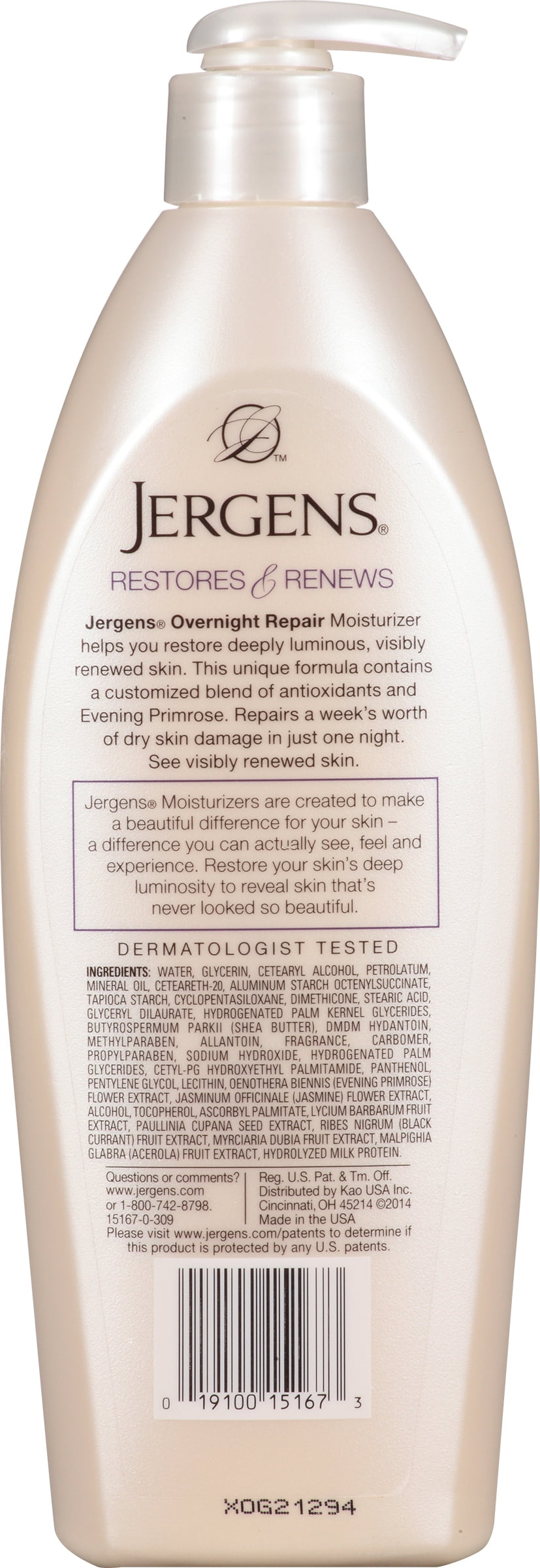 jergens overnight repair