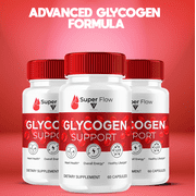 Super Flow Capsules, Super Flow Pills for Glycogen and Overall Wellness Support Advanced Formula Reviews (60 Capsules)