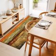 thumbnail image 3 of Abstract Art Washable Runner Rugs 2'x6', Terracotta Orange Textured Landscape Rustic Country Washable Runner Rug Non-Slip Sturdy Edge Binding Carpet for Bedside Hallway Runner Kitchen Galley, 3 of 9