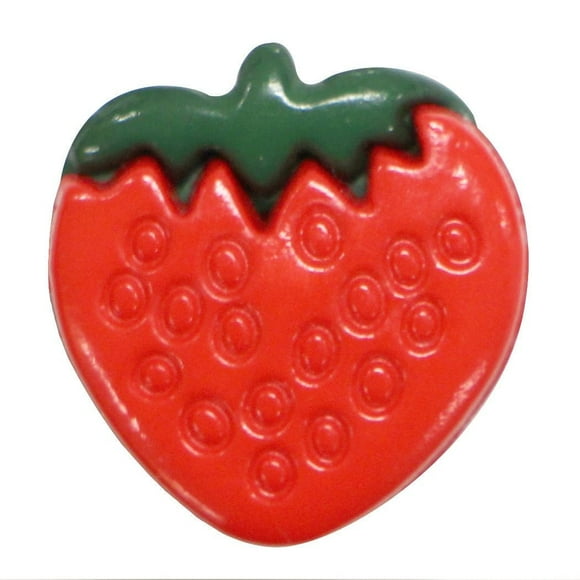 La Vogue Red Shank Button, 15 mm
