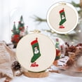thumbnail image 1 of SuChun Quilting Squares Christmas Embroidery KIT Adults Kids DIY Handmade Hand Embroidery Kits With Stamped Embroidery Pattern For Christmas Embroidery Kits For Adults Beginners, 1 of 9